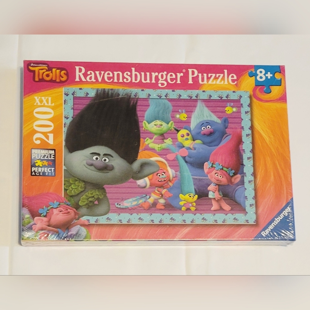 🖤Ravensburger Trolls 200 Piece XXL Puzzle Ages 8+ POPPY & BRANCH